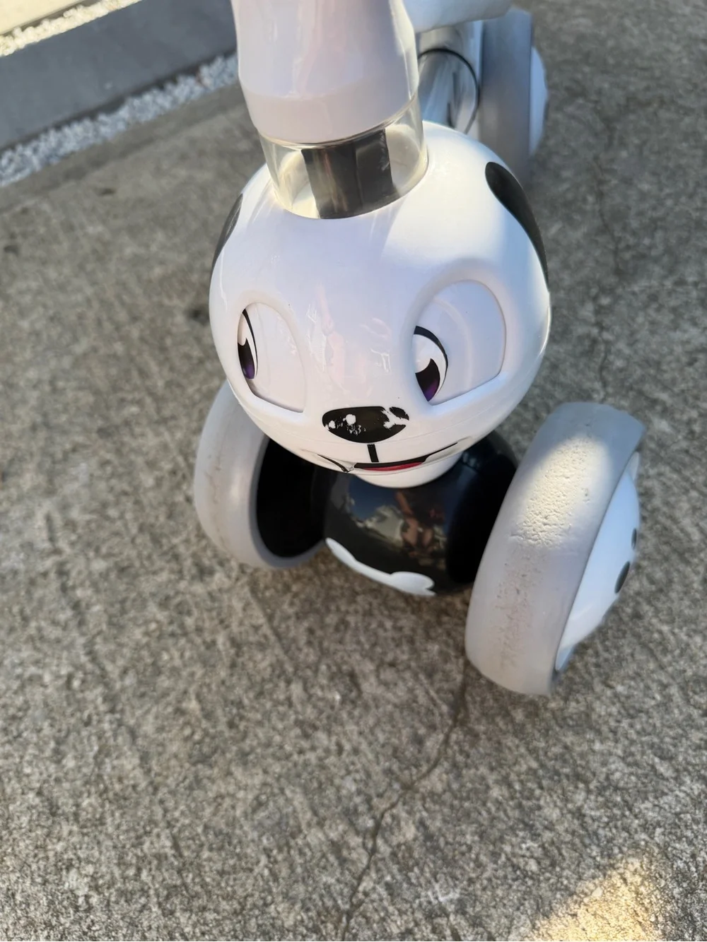Toddler Kids Dalmatian Dog Ride-On Balance Bike Trike Tricycle- Black & White